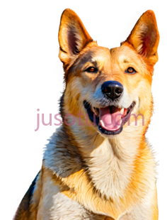 狗,站立,棕色,白色PNG