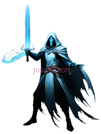 骑士,幻想,蓝色, PNG
