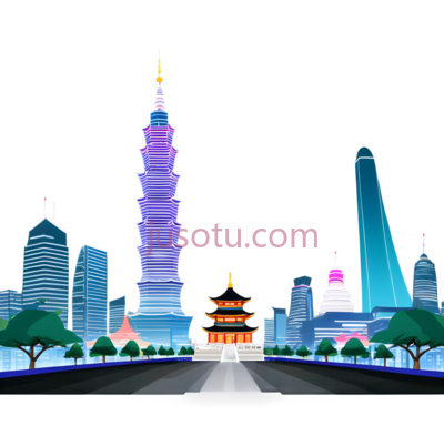大雁塔,城市景观, PNG