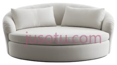 圆形,单人沙发PNG