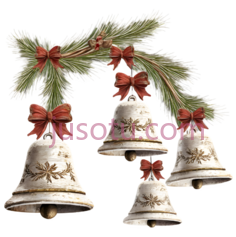 圣诞树铃铛PNG