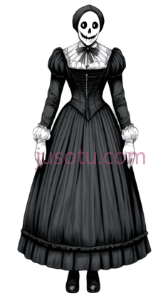 骷髅,哥特式,黑色PNG