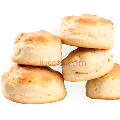 司康饼,叠放,浅黄色, PNG