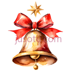铃铛,卡通,金色PNG