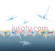 纸鹤,折纸,白色PNG