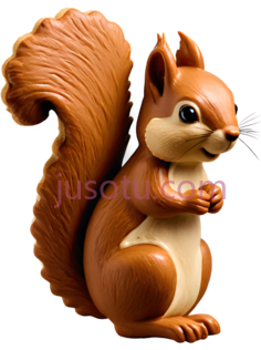 松鼠,卡通,棕色PNG