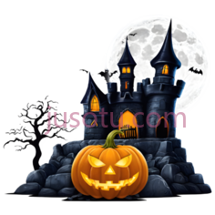 南瓜灯,万圣节,橙色PNG