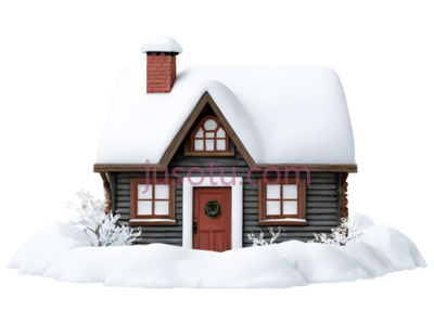 小屋,雪, PNG