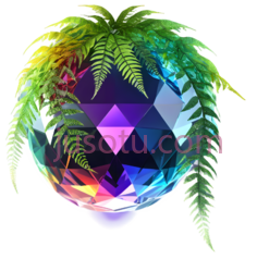 水晶球,多彩几何,颜色PNG