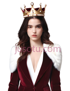 女性,正式,红色PNG