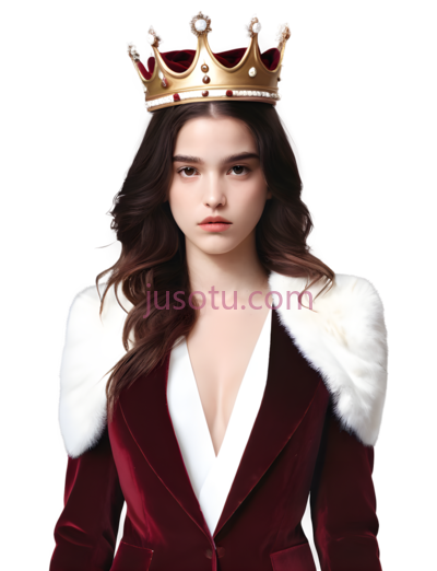 女性,正式,红色, PNG