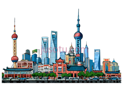 上海,建筑, PNG