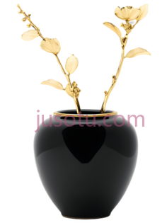 花瓶,现代,黑色PNG