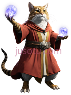 猫,魔法师,橙色PNG