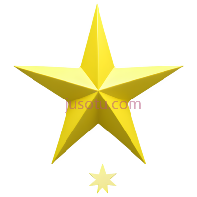 星星,五角星,黄色, PNG