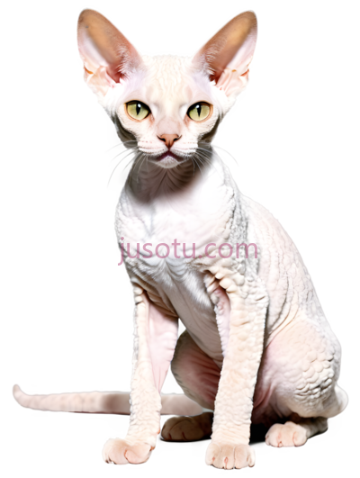 无毛猫,白色, PNG
