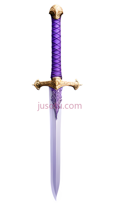 剑,装饰性武器,紫色, PNG