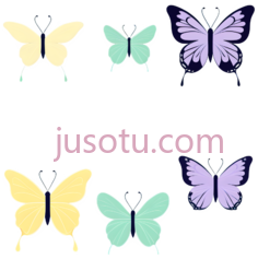 蝴蝶,卡通,紫色PNG