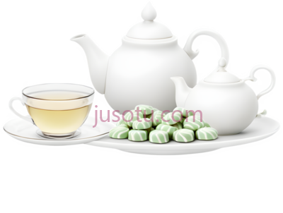 茶壶,小茶壶,茶杯,现代,白色,浅黄色, PNG