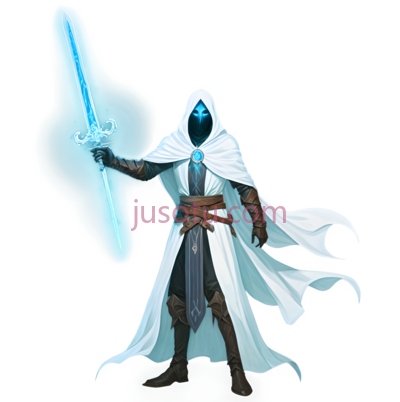 幽灵骑士,奇幻,白色,蓝色, PNG