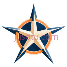 星形图案,对称,蓝色,黄色,橙色PNG