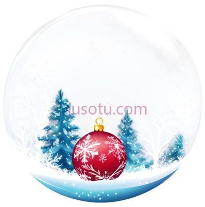 雪球,冬季,蓝色,白色,红色, PNG