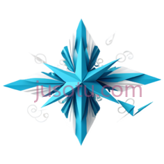 雪花,抽象,蓝色PNG