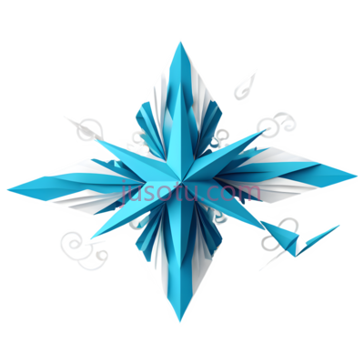雪花,抽象,蓝色, PNG