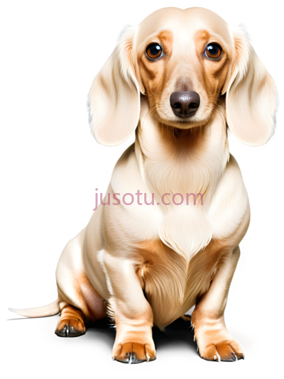 腊肠犬,卡通,浅棕色, PNG