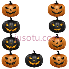 南瓜灯,雕刻,黑色PNG