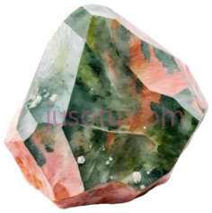 水晶,自然,绿色,粉色PNG