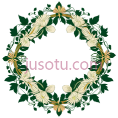 花环,装饰性,白色,绿色PNG
