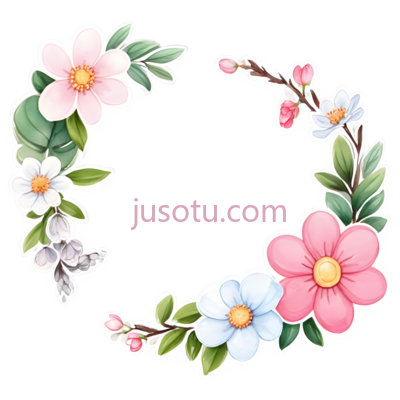 春季,可爱花, PNG