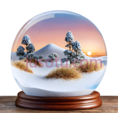 雪球,自然景观,白色,蓝色,黄色PNG