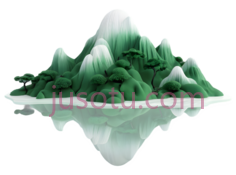 山峰,抽象,绿色PNG