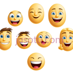 笑脸,表情符号,黄色PNG