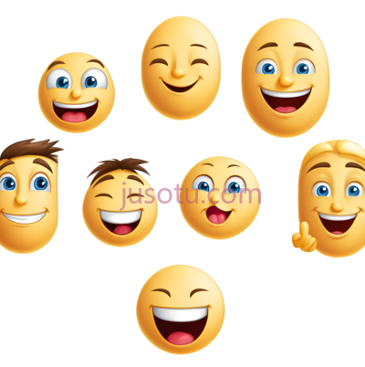 笑脸,表情符号,黄色, PNG