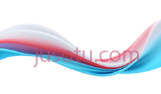 波浪,抽象,蓝色, 红色, 白色PNG