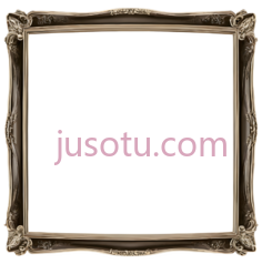 相框,复古,金色PNG