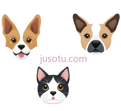 狗,猫,卡通,黑色,白色,橙色, PNG