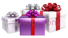 礼物盒,方形,紫色PNG