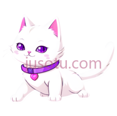 猫咪,卡通,白色PNG