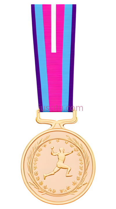 奖牌,圆形,金色, PNG