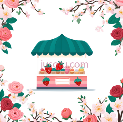 草莓,樱花,游乐场, PNG