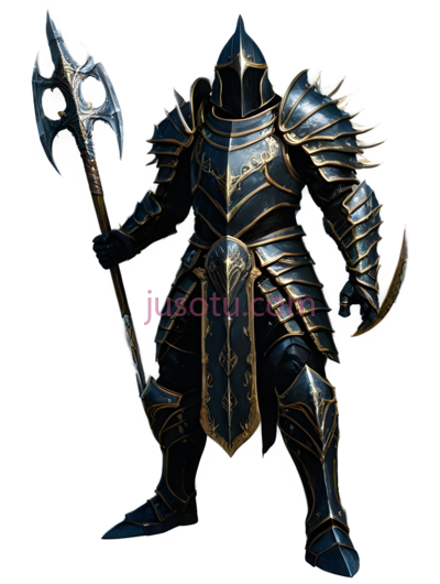 骑士,幻想,银色, PNG