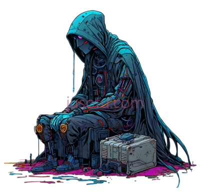 死神,暗黑哥特式,蓝色, PNG
