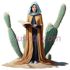 仙人掌,插画,绿色PNG