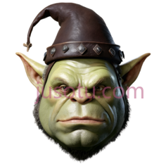 小矮人,卡通,绿色PNG