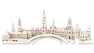城市天际线,线条画,白色, PNG