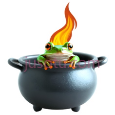 青蛙,卡通,绿色PNG